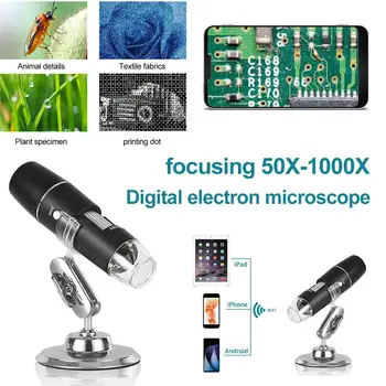 50X-1000X Mega Pikselių Skaitmeninį USB Mikroskopą, didinamasis stiklas Elektroninių Stereo USB Endoskopą Kamera Biologinių Mokslinių