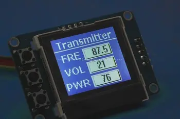 5W FM Siųstuvas PLL Stereo garso 76MHZ-108 MHz dažnių Skaitmeninis LCD ekranas Radijo Stočių Imtuvas