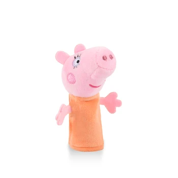 5vnt 8-9cm Originalus Originali Peppa Pig šeimos lėlės Įdaryti Pliušinis George dinosaur piršto lėlių Lėlės vaikų Žaislas Gimtadienio Dovana