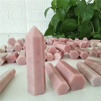 5vnt/box Natūralus rožinis opalas kristalai lazdelė taško akmens bokštas obeliskas feng shui chakra Tamsioji energija gijimą, kristalai