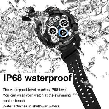 696 TRDT6 Smart Žiūrėti Vandeniui IP67 Ilgai veikiant Budėjimo režimu Smart Laikrodis Širdies ritmas, Kraujo Spaudimas Lauko Vyrų Sporto Smartwatch