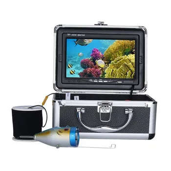7 Colių Monitorius, 50M 1000TVL Žuvų Ieškiklis Povandeninės Žūklės Vaizdo Kamera 30pcs Led Vandeniui Žuvų Ieškiklis CMOS Jutiklis