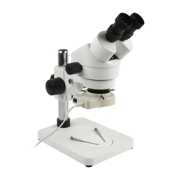 7X-45X Nuolat Zoom Žiūronų Stereo Mikroskopas, 56 LED Šviesos Mobiliųjų Remontas PCB Litavimo Įrankis