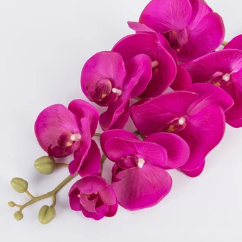 8 Galvutės Dirbtinė Orchidėja, Gėlių Europos Retro Stiliaus Drugelis Drugelis Orchidėjų Namų Vestuves Apdailos Netikrą Gėlių