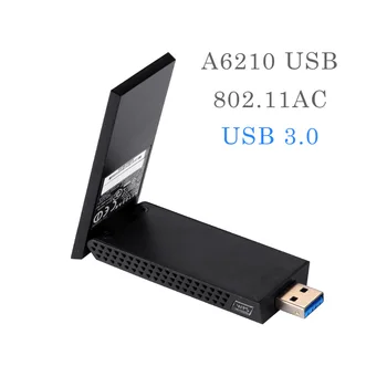 AC1200 Belaidis USB 3.0 Adapteris 802.11 ac Dual Band 2.4&5 ghz + USB Dock For NetGear A6210 5G mobiliojo ryšio Kortelę WIFI Imtuvas