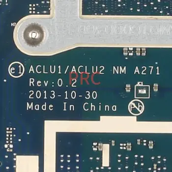 ACLU1/ACLU2 NM-A271 NM-A361 LENOVO Ideapad G50-70 G50-80 I3-4010U Nešiojamas plokštė 216-0856050 DDR3 Sąsiuvinis Mainboard