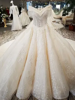 AIJINGYU Princesė Vestuvių Suknelės Prabangos Nekilnojamojo Mėginio Parduotuvėje Frocks 2021 Kamuolius Vasaros Pirkinių Meksikos Vestuvių Suknelė