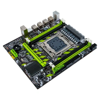 ALZENIT X79G Plokštė Intel X79 LGA 2011 Xeon E5 Parama ECC REG DDR3 64GB M. 2 NVME USB2.0 SATA3 M-ATX Server Mainboard