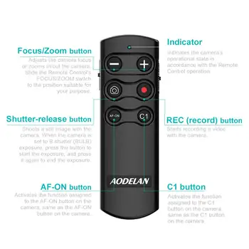 AODELAN Bluetooth Remote Control 
