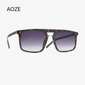 AOZE Naujų 2020 m. Prabangus retro tendencija didelis rėmas moteriški akiniai nuo saulės ženklo dizaino vyriški lauko vairavimo akiniai nuo saulės Oculos De Sol UV400