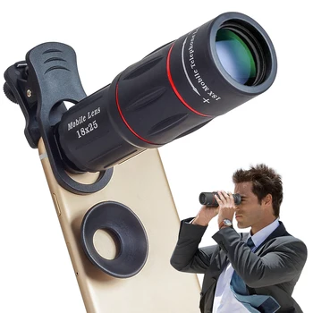APEXEL telefono fotoaparato objektyvas 18 X Teleskopas teleobjektyvą 18x25 Monokuliariniai 