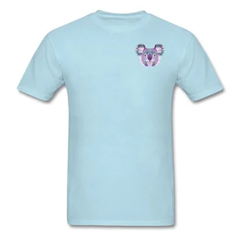 AS Koala Daugiakampio Geometrijos Universiteto T Shirts Juokinga Deisgn Vasaros Mados Viršūnes T-Shirt Aukštos Kokybės Natūralios Medvilnės Streetwear