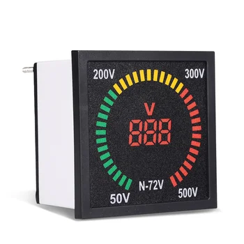 Aikštėje LED Digital Voltmeter Ammeter Dažnio Srovės Voltų Įtampos Matuoklis Rodiklis, Indikatorius, Testeris Priemonė AC, 50-500V 3-120A 220V