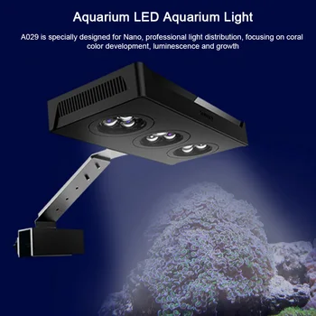 Akvariumas Apšvietimas Clip-on Šviesos 30W Žuvų Bakas Mėlynos Šviesos Žibintas Reguliuojami LED Šviesos Akvariumas Vandens Augalų Apšvietimas Clip-on Lempos
