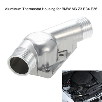 Aliuminio Termostato Korpuso Dangtelis su Tarpikliu BMW M3, Z3 E34 E36