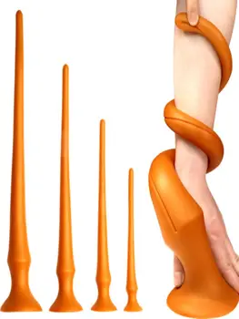 Analinis Super Ilgas Dilator, Nuodugniai G Taško Stimuliacija Sekso Žaislai Silikono Varpos Dildo Butt Plug Išangę Expander Prostatos Massager