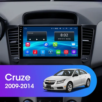 Android 9.0 Automobilio Radijo Chevrolet Cruze 2009-4G+64G IPS Jutiklinį Ekraną, GPS navigacijos, Multimedijos Grotuvas 4G+WIFI RDS DSP