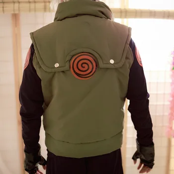 Anime Naruto Hatake Kakashi Cosplay Kostiumas Helovinas Drabužiai, liemenės, marškinėliai ziajać lankelis nustatyti užsakymą dydis