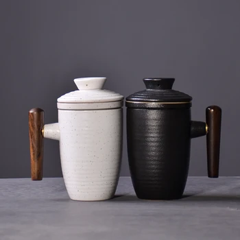 AnnSuu keramikos arbatos puodelius kavos, arbatos puodelio kinijos kavos puodeliai drinkware 330ml