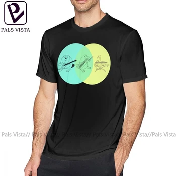 Ančiasnapis Marškinėliai Keytar Ančiasnapis Venn Diagrama T-Shirt 100 Medvilnės Spausdinti Tee Shirt Mens Trumpas Rankovės XXX Mielas Marškinėlius Classic