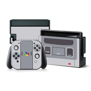 Apsaugos Premium Odos Lipdukų Rinkinys Nintend Jungiklis NR Gamepad Valdytojas Wrap Super Famicom Leidimas NR Jungiklis