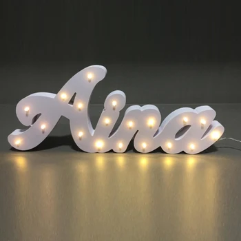 Asmeninį pavadinimas LED šviesos ženklas, durų padengti naktį šviesos miegamasis apdaila, sienų dekoravimas, vestuvių dekoravimas lempos