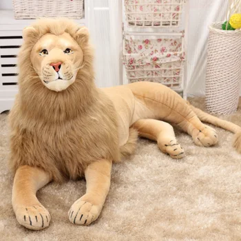 Aukštos Kokybės Liūtas Pliušiniai Žaislai Įdaryti Lėlės, Imitavimo Gyvūnų Vaikai Vaikų Žaislų Namų Puošybai Amatų Kalėdų Gimtadienio Dovanos