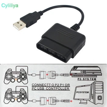 Aukštos Kokybės Sony PS1 PS2 Play Station 2 Joypad GamePad PS3 PC USB Žaidimų Valdiklis Adapteris Keitiklis be Vairuotojo