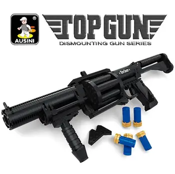 Ausini Ginklą Blokai Žaislų Rinkinys Pistoletas AK47 M16 Suderinama su žinomo Prekės ženklo Statybos žaislas