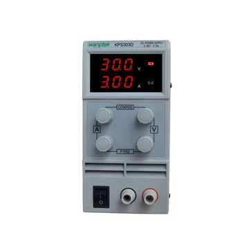 Automatinio Konvertavimo 110V/220V KPS303D LED ekranas jungiklį, nuolatinės SROVĖS Maitinimo apsaugos funkcija 0-30 V/0-3A 0.1 V/A 0.01