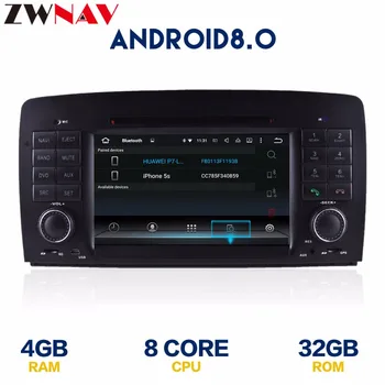 Automobilio Radijas Octa core Android 8.0 Automobilio DVD Grotuvas GPS galvos vienetas Mercedes Benz RW 251 2006-2012 GPS Navigacijos auto stereo BT