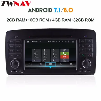 Automobilio Radijas Octa core Android 8.0 Automobilio DVD Grotuvas GPS galvos vienetas Mercedes Benz RW 251 2006-2012 GPS Navigacijos auto stereo BT