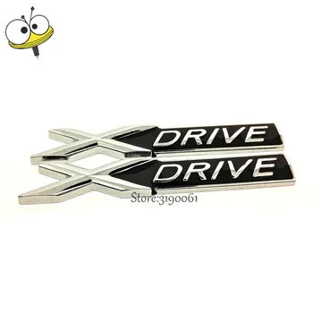 Automobilio Stilius 3D Emblema BMW X-DRIVE X1 X3 X4 X5 X6 X7 X2 X8 F48 F25 G01 E53 E83 E84 E70 