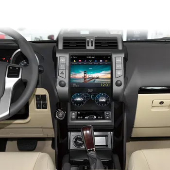 Automobilių DVR GPS Navigacija Android 9.0 px6 Tesla stiliaus TOYOTA LAND CRUISER 150 Prado-2017 Multimedijos Garso Automobilį 