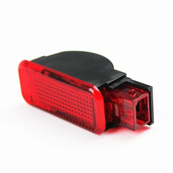 Automobilių Raudona Durų Įspėjamoji Lemputė+LED Kojoms Šviesos Kabelio laidynas Už A3 S3, A4 B8 S4 A5 A6 C7 S6 A7 A8 S8 Q3 Q5 Q7 8KD947411
