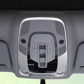 Automobilių Stiliaus Lempa Apdailos Rėmelis Padengti Nerūdijančio Plieno Juostelės Audi A4 B9 2017-2019 Interjero Stogo Šviesos Dekoro Apdaila