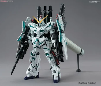 BANDAI GUNDAM HGUC 178 RX-0 Full Armor Vienaragis Gundam Gundam modelį, vaikai surinkti Robotas Anime veiksmų skaičius, žaislai