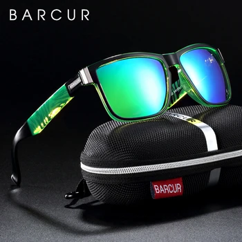 BARCUR Sporto Vyrų Akiniai nuo saulės, Poliarizuoti Lauko Vairavimo Saulės akiniai Moterų Oculos de sol