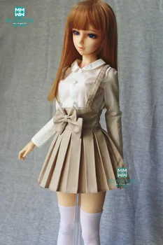 BJD priedai lėlės drabužius mergina suknelė tinka 60cm 1/3 BJD SD010 13 lėlės mados diržas klostuotas sijonas studentų dėvėti