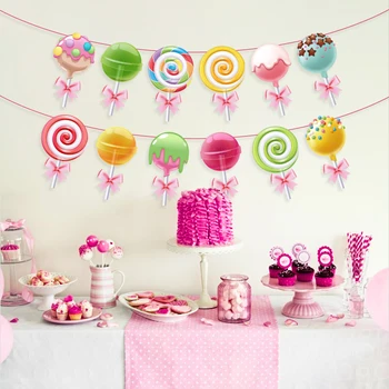 Baby Shower Saldus Saldainis Gimtadienio Džiaugtis Vaikams, Saldainiai, Cukraus Šalys Dekoracijas Kabinti Starta Reklama Šalies Prekių