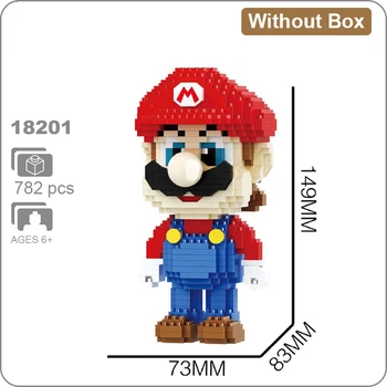 Balody Mario Yoshi Bros Super Hero Žaidimas Blokai Animacinių filmų 