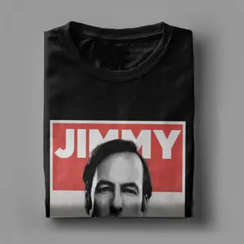 Balsuoti Jimmy Advokatai Geriau Skambinti Saulius vyriški T Shirts Goodman Tv Serialas Trišakiai Trumpi Rankovėmis Marškinėliai Grynos Medvilnės Dovanų Idėja Viršūnės