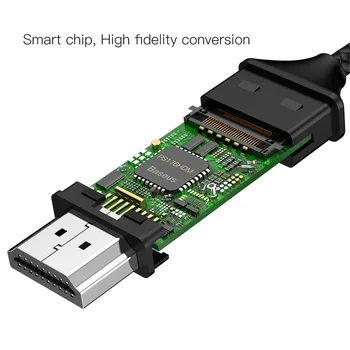 Baseus Tipas-C Male HDMI Male Adapterio Kabelis 1.8 M 4K Už Projektorius, TV Ekranu HDMI Laidas Skaitmeninės Splitter Jungiklis