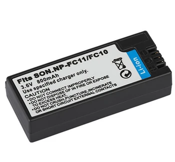 Baterijos (2-Pack) ir Kroviklis Sony NP-FC10, NPFC10, NP-FC11, NPFC11 C Serijos InfoLithium