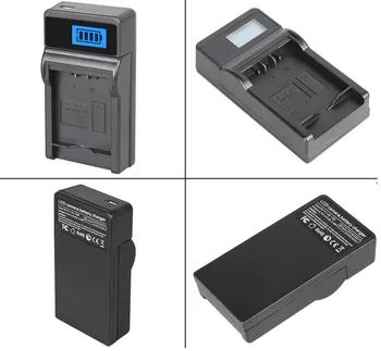 Baterijos (2-Pack) ir Kroviklis Sony NP-FC10, NPFC10, NP-FC11, NPFC11 C Serijos InfoLithium