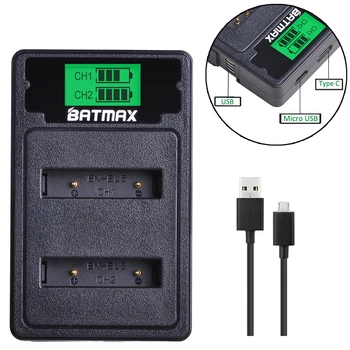 Batmax EN-EL5 EN EL5 ENEL5 Baterija +LCD Dual Įkroviklis su USB Laidu, skirtas NIKON Coolpix P530 P520 P510 P100 P500 P5100 P5000 P6000