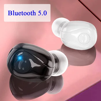 Belaidė Mini HiFi Bluetooth 5.0 In-Ear Ausinės Su Mikrofonu Sporto Ausinių Tinka Visiems Mobiliesiems Telefonams