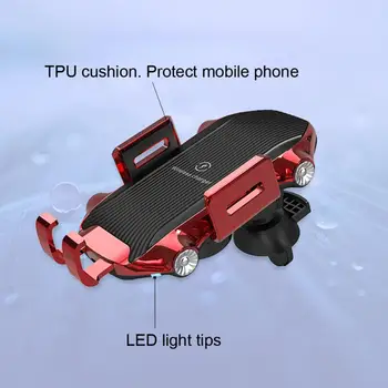 Bevielis Automobilinis Įkroviklis Smart Sens USB Greitas Qi Telefono Laikiklis Automobilyje Belaidis Kroviklis, Skirtas 