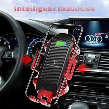 Bevielis Automobilinis Įkroviklis USB Mobiliojo Telefono Laikiklis Smart Sens Greitas Auto Automobilis, Belaidis Kroviklis, Skirtas 