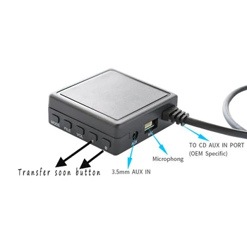 Biurlink 3.5 MM AUX USB Flash Drive, TF Mikrofonas laisvų Rankų įranga Media 
